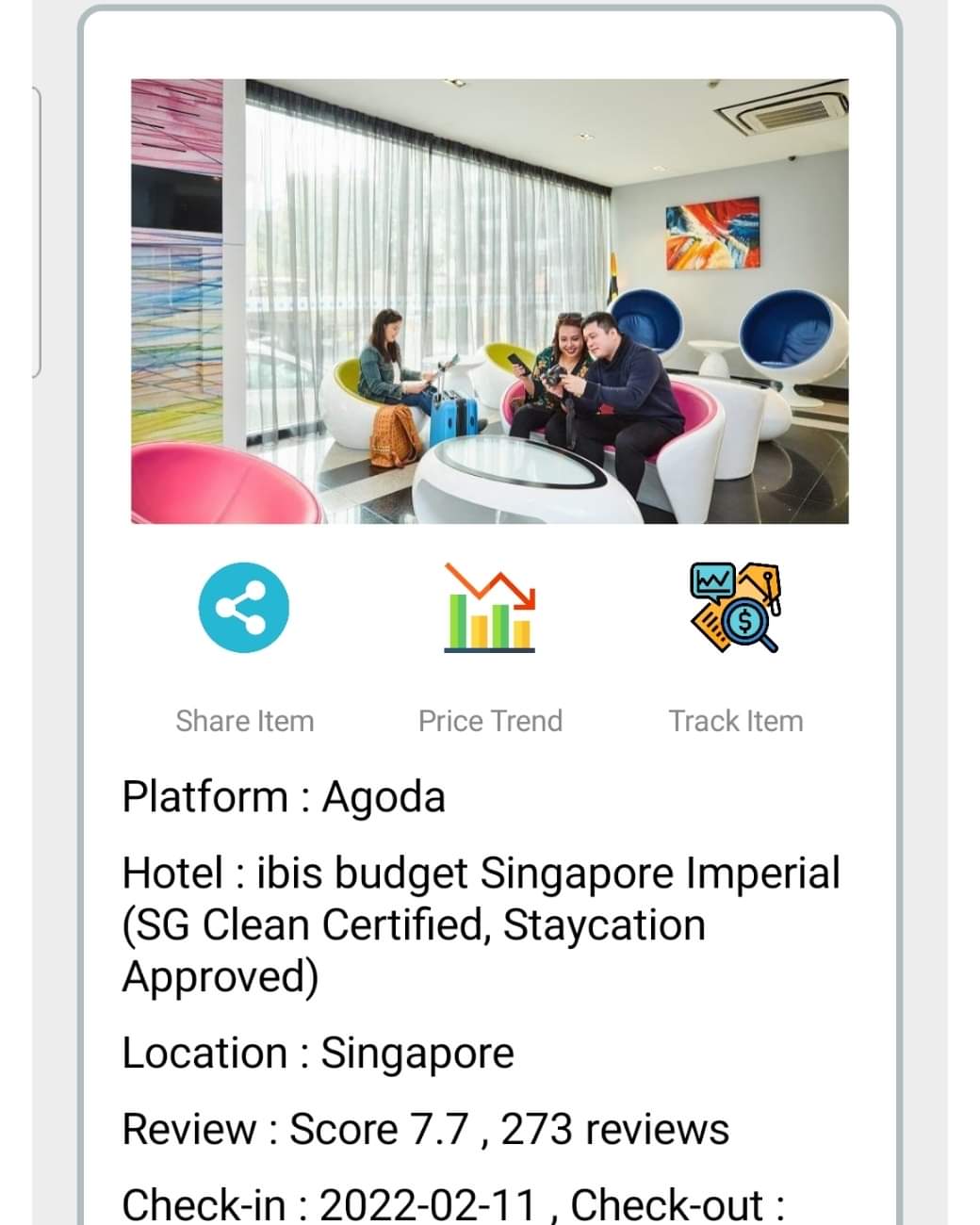 Deal Tracker SG : Agoda Price Tracker